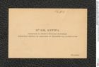 Nachlass Franz Steindachner, Visitenkarte von Grigore Antipa, Inv.Nr. 13.01, Seite 1